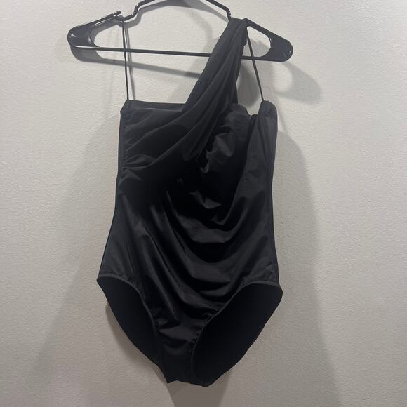 NWOT MagicSuit  Mirage Goddess One Shoulder Underwire Bra One Piece  Sz 8 - Picture 1 of 6